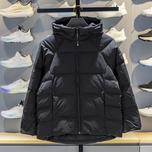李宁短款羽绒服女子2025冬季新款防泼水鸭绒保暖连帽外套AYMV198