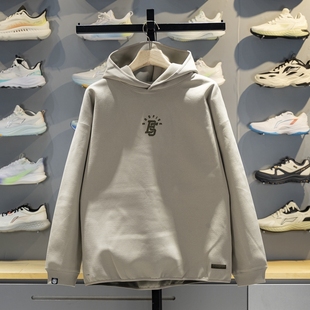 李宁卫衣男子2025冬季 反伍BADFIVE宽松套头连帽卫衣AWDV881 新款