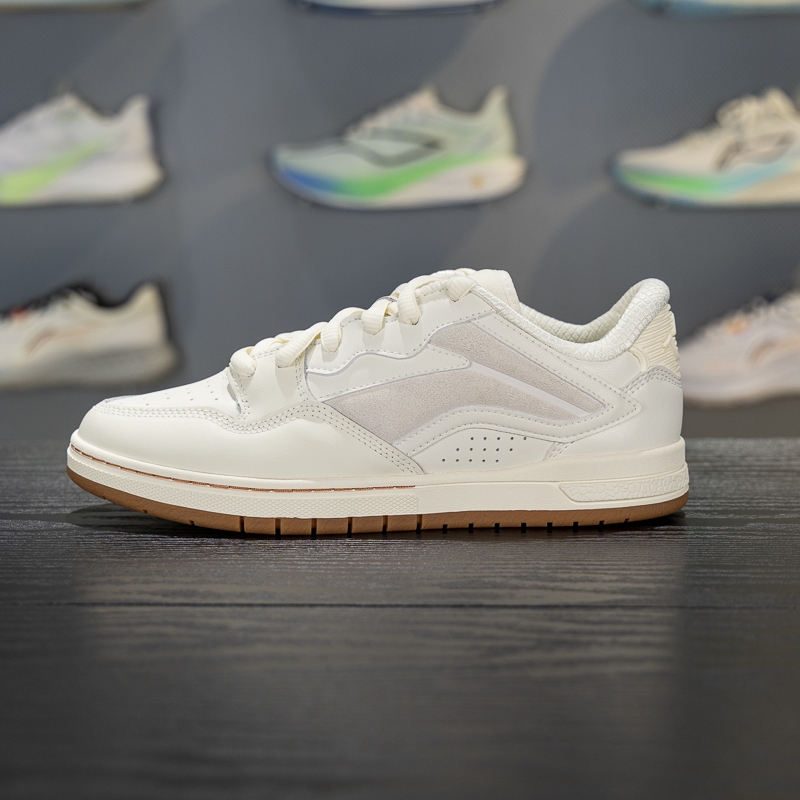 李宁系带男女通用低帮板鞋