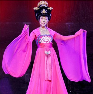 古装唐朝贵妃服古筝舞台演出服贵妃醉酒李玉刚反串服装影楼拍摄装