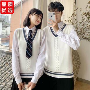 班服秋季套装韩版学生制服ins学院风初中校服高中生裙子毛衣套装