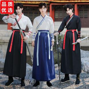 古装女汉服男装中国风情侣装民国风套装学生古风日常装汉元素班服