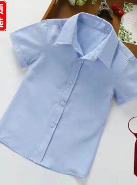 中小学生校服男女童白色