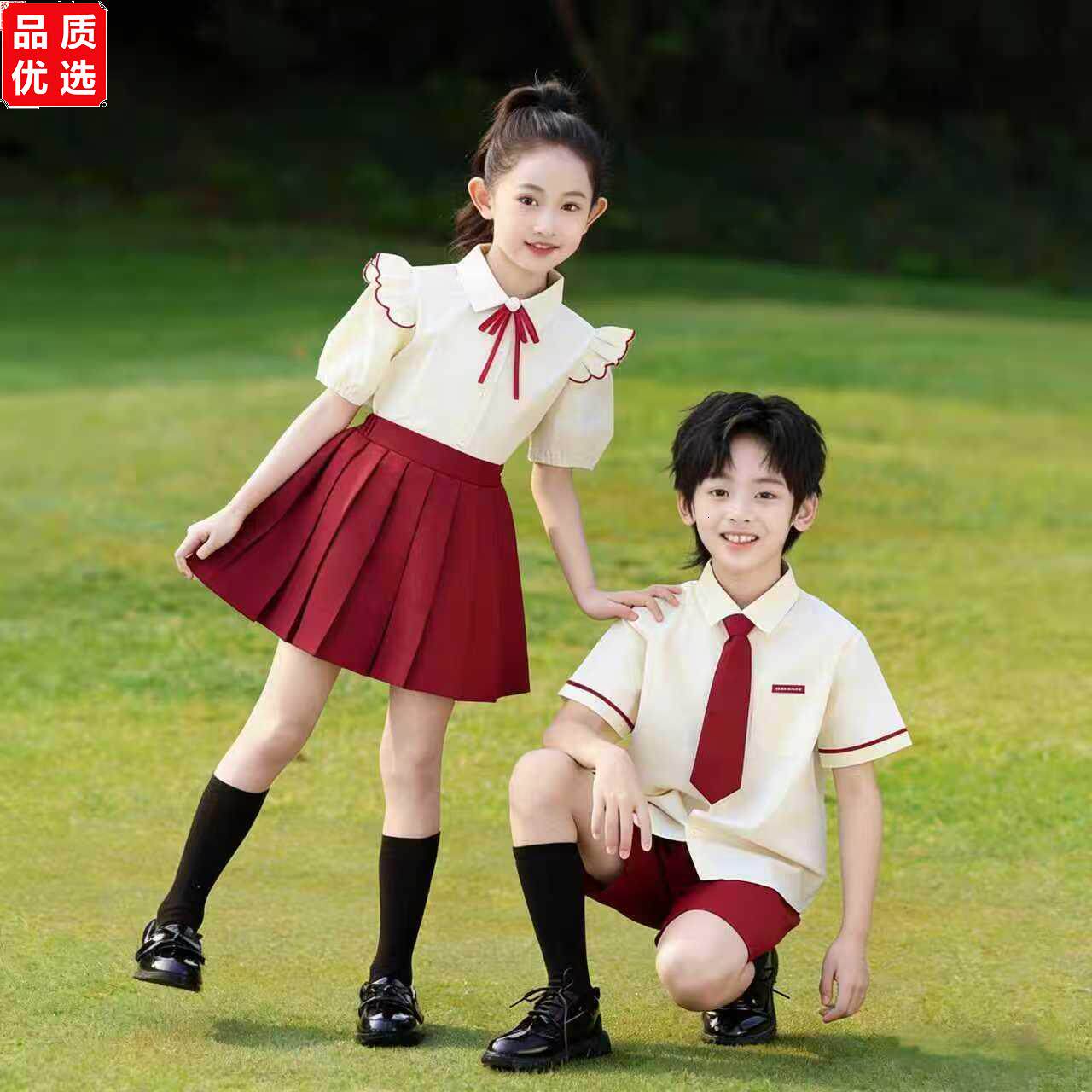 六一儿童节演出服合唱服小学生班服夏季学院风诗歌朗诵表演服校服