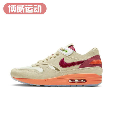 NIKE CLOT AIR MAX 1 男女死亡之吻气垫缓震休闲鞋DD1870-100-200