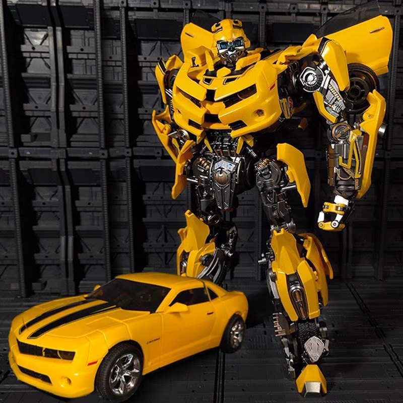 大黄蜂变形合金版金刚儿童玩具汽车机器人擎天男孩之柱模型正手办