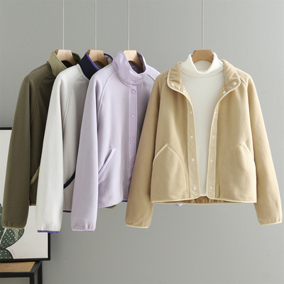 秋冬季内搭摇粒绒保暖外套卫衣女