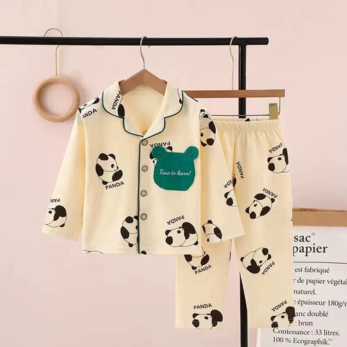 A类纯棉家居服全棉中大童卡通
