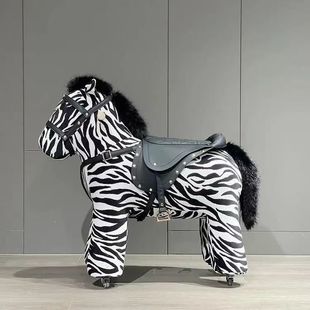 法式滑行儿童木马周岁生日玩具礼物家居装饰创意马鞍皮小马凳乔迁