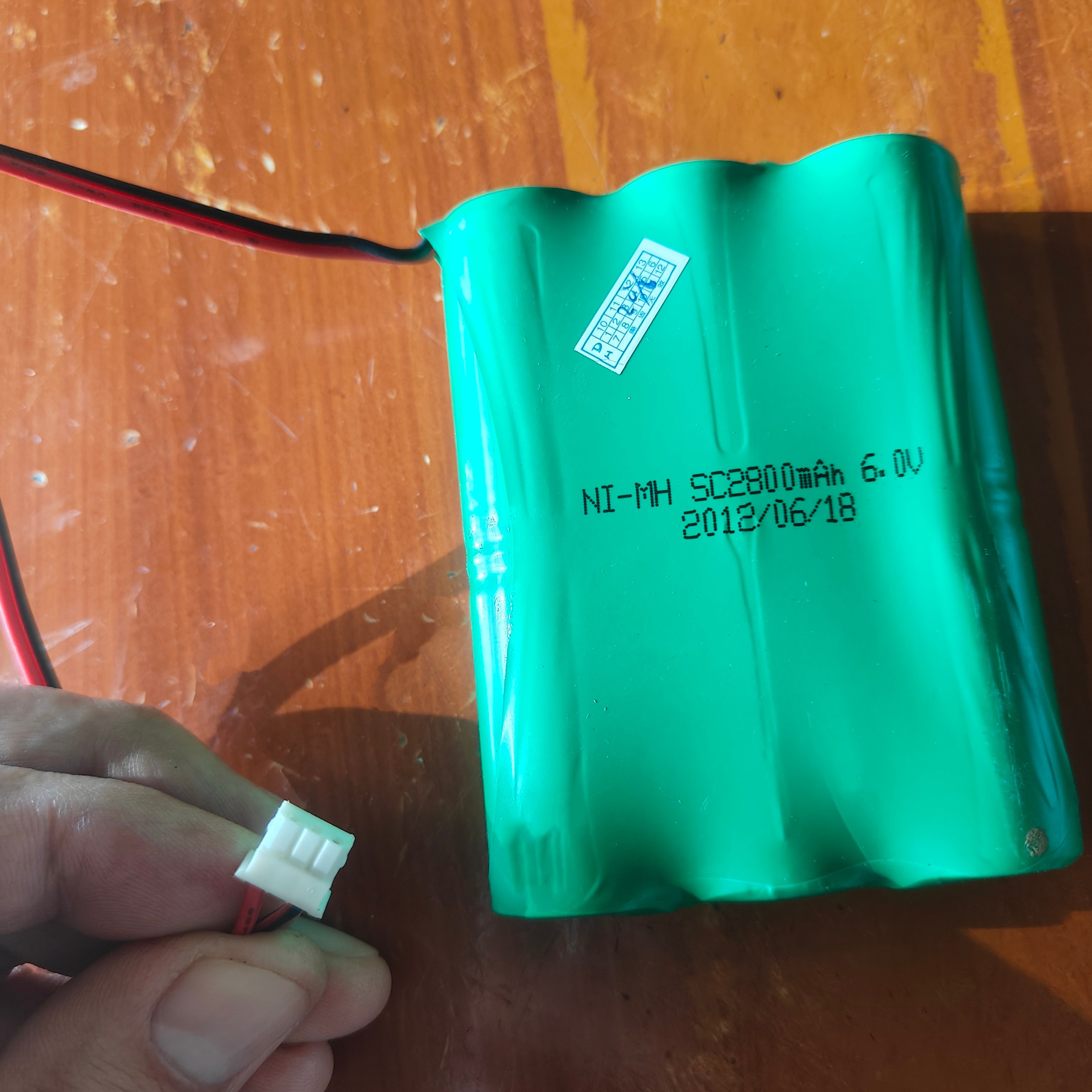 NI-MH SC 2800mAh 6.0V充电电池组 适用COLO-680DT吊秤显示仪电池