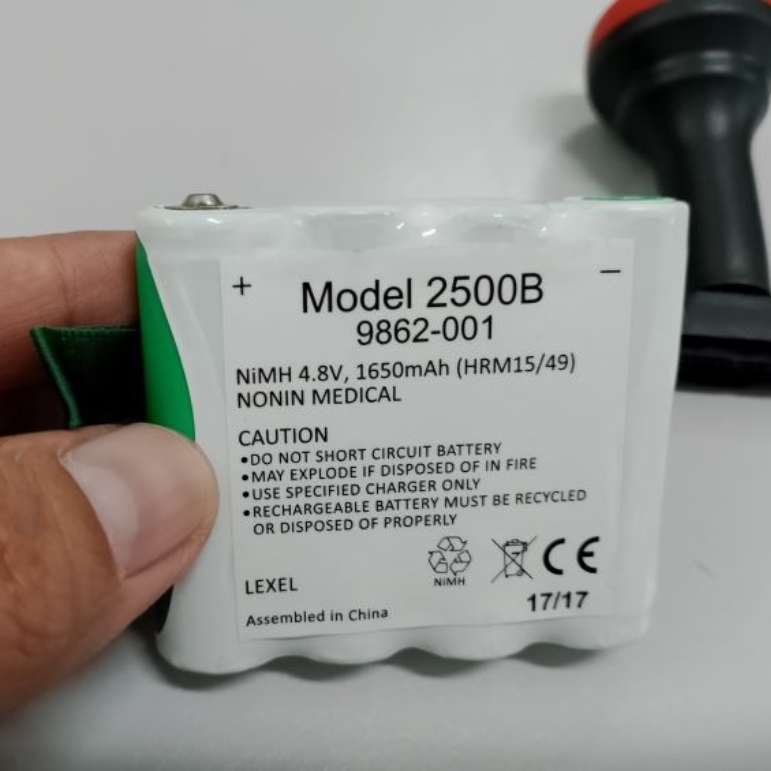 燕牌NONIN 2500手持式脉搏血氧仪电池 配件现货4.8V1650mAh电池组