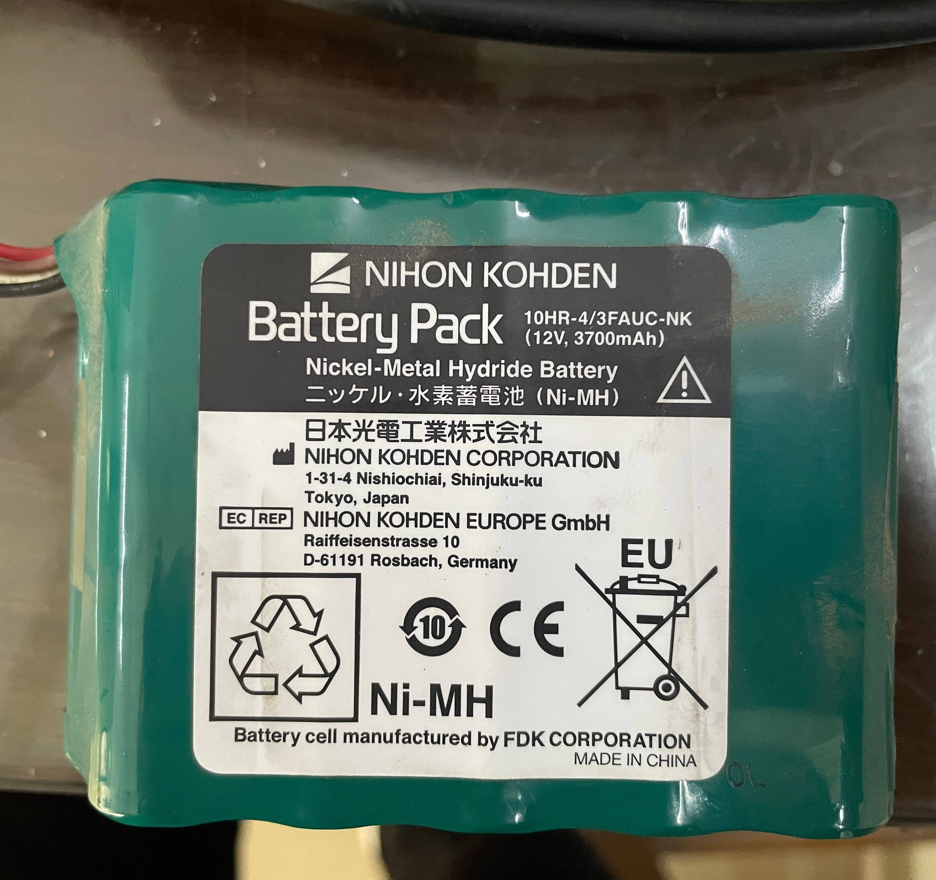 日本光电床旁监护仪BSM-2301C/K2303C/K BSM-2351C/K 12V3700电池