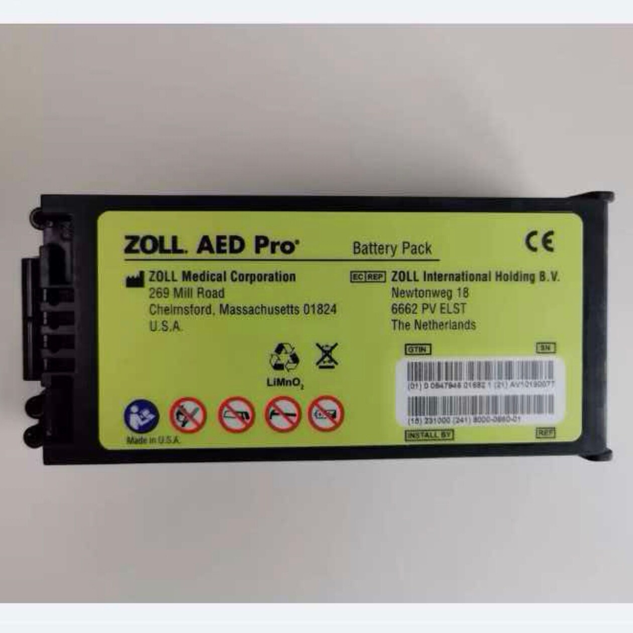 适用于卓尔AED Pro 半自动体外除颤仪电池 一次性锂电池 12V 4.2A