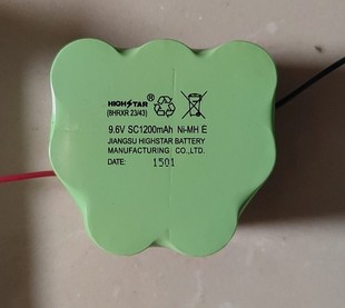 小狗D-702干湿两用充电便携式真空吸尘器电池 9.6V SC1200mAh电池