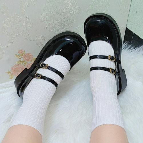 兔叽殿下玛丽珍日系带条方便搭扣