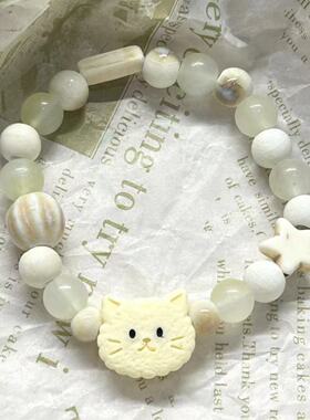 闺蜜小景德猫咪手链批货混批手串有质感哈喽hellokitty手钏摆地摊
