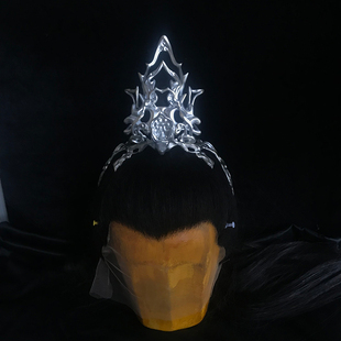 古风仙侠玄幻头饰发冠3d设计打印饰品 bjd 手办模型汉服原创设计