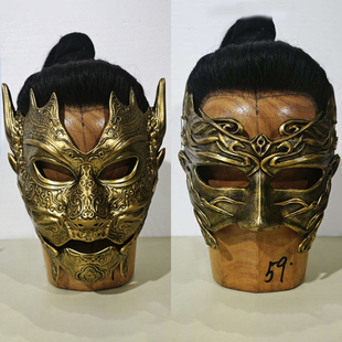 甲胄男生恐怖全脸面具