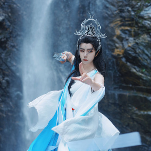 敦煌风头饰仙侠女神仙子发冠金银透明色重紫君子盟庆余年向风而行