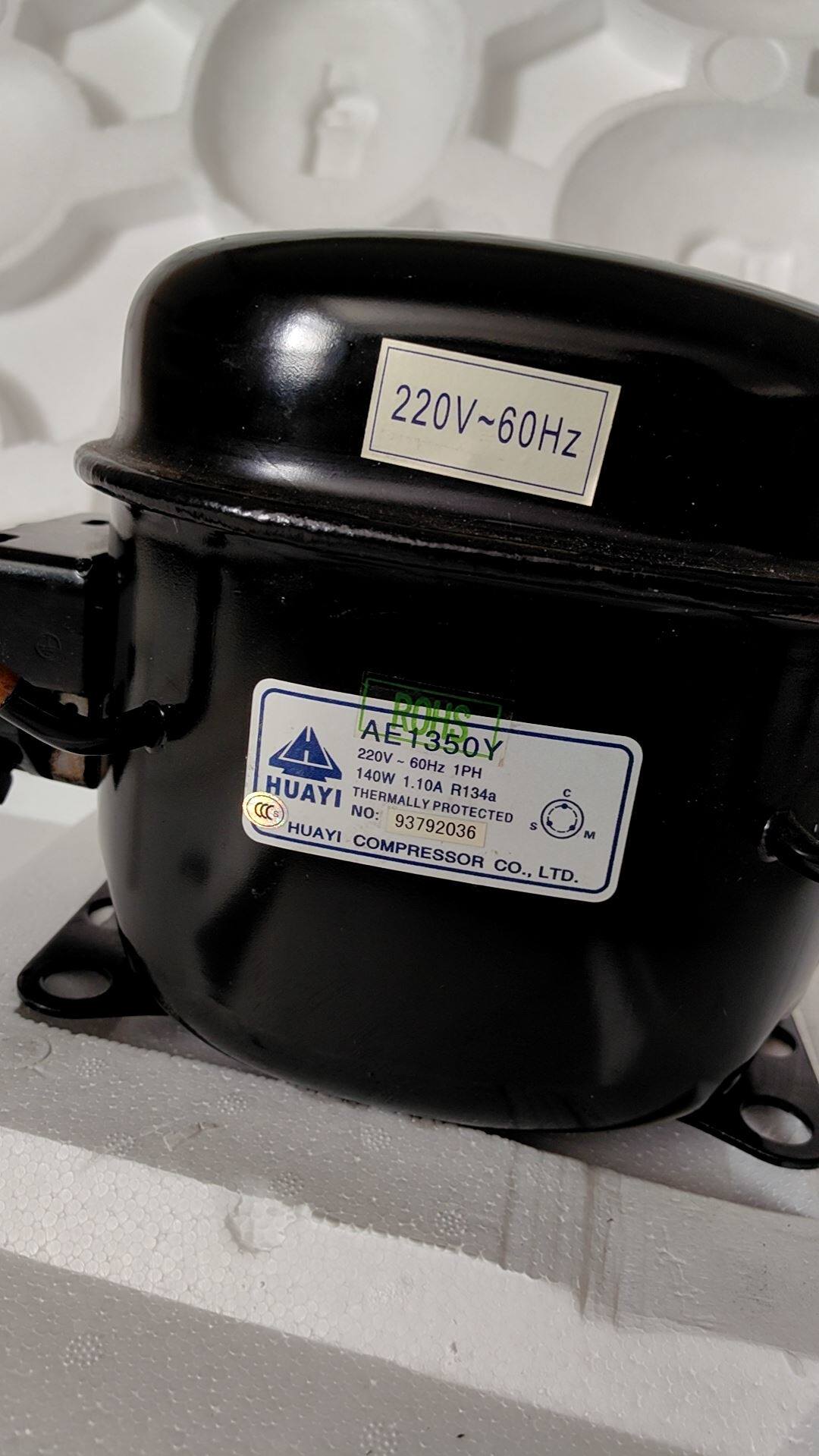 AE1350Y冰箱压缩机R134a冷媒 全新