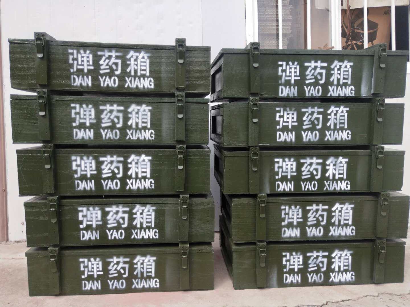 话剧影视道具木制绝地求生手空投箱榴弹子弹箱弹药箱子舞台道具