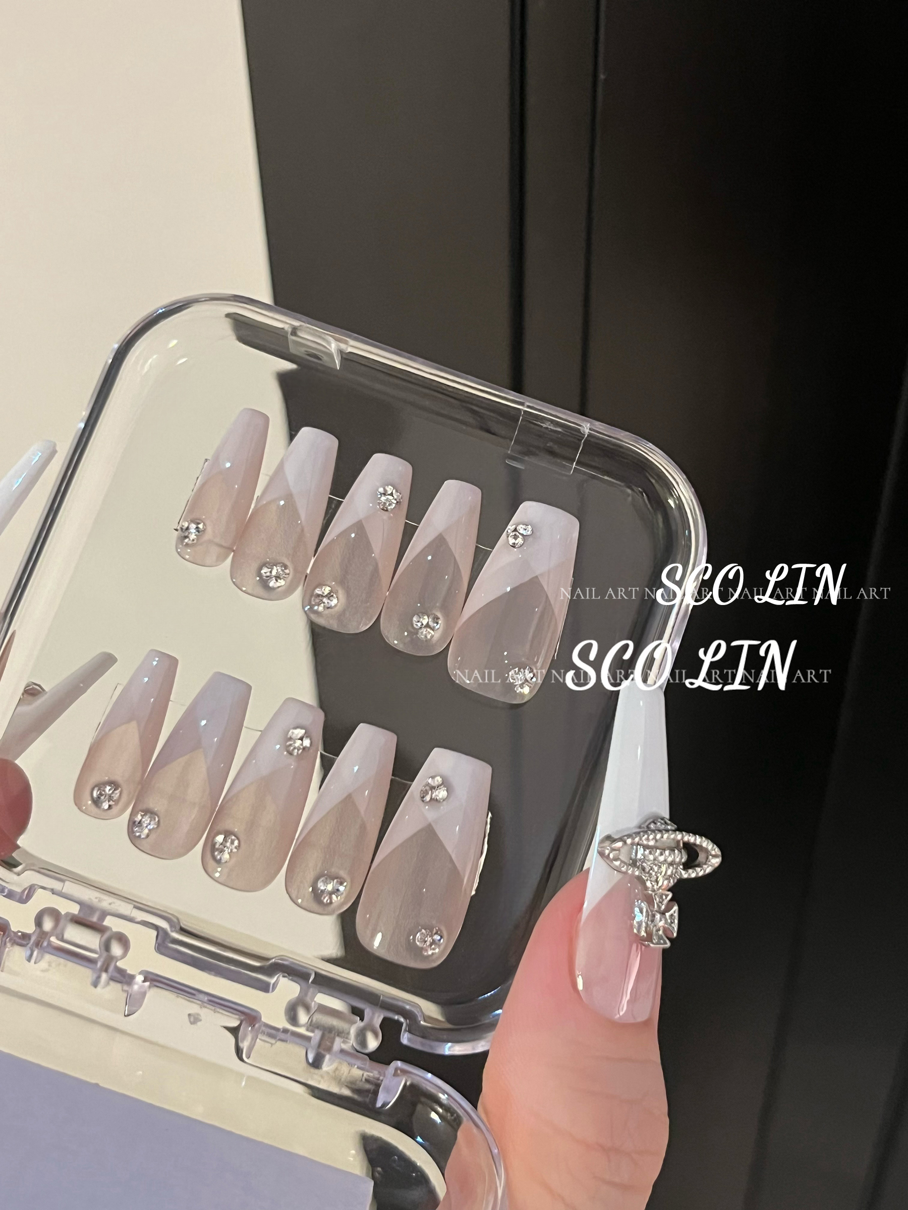 手工定制日式美甲穿戴甲