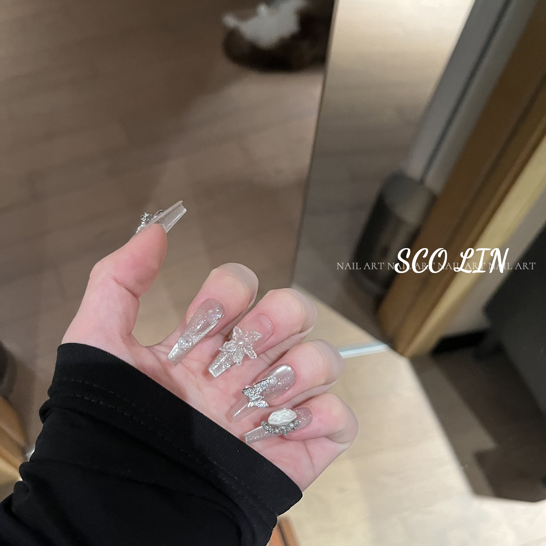 水灵高级LZ高定饰品穿戴甲