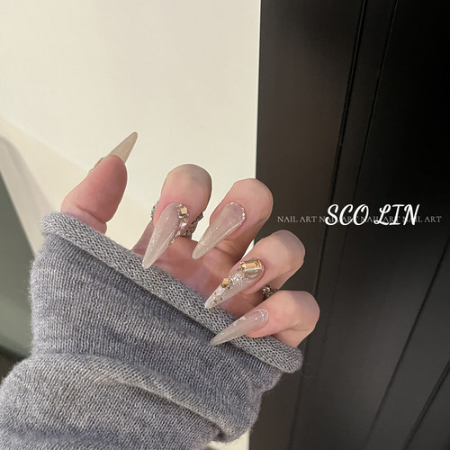 ScoLin手工定制ins穿戴甲
