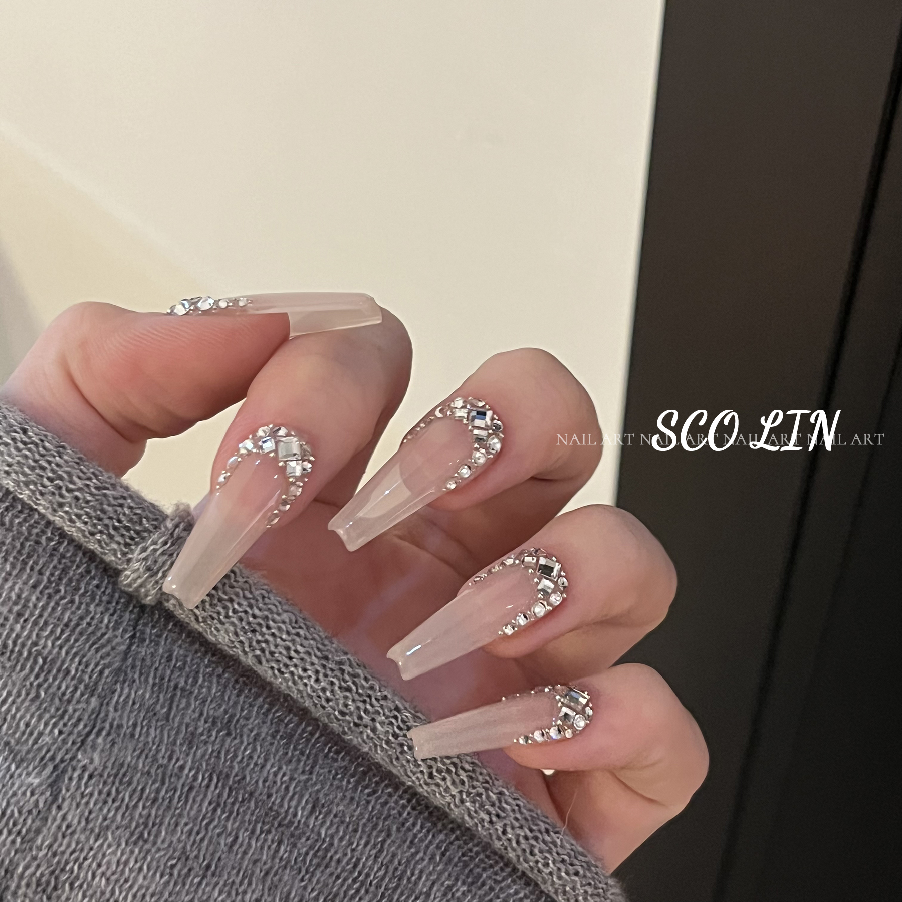 ScoLin手工定制ins穿戴甲