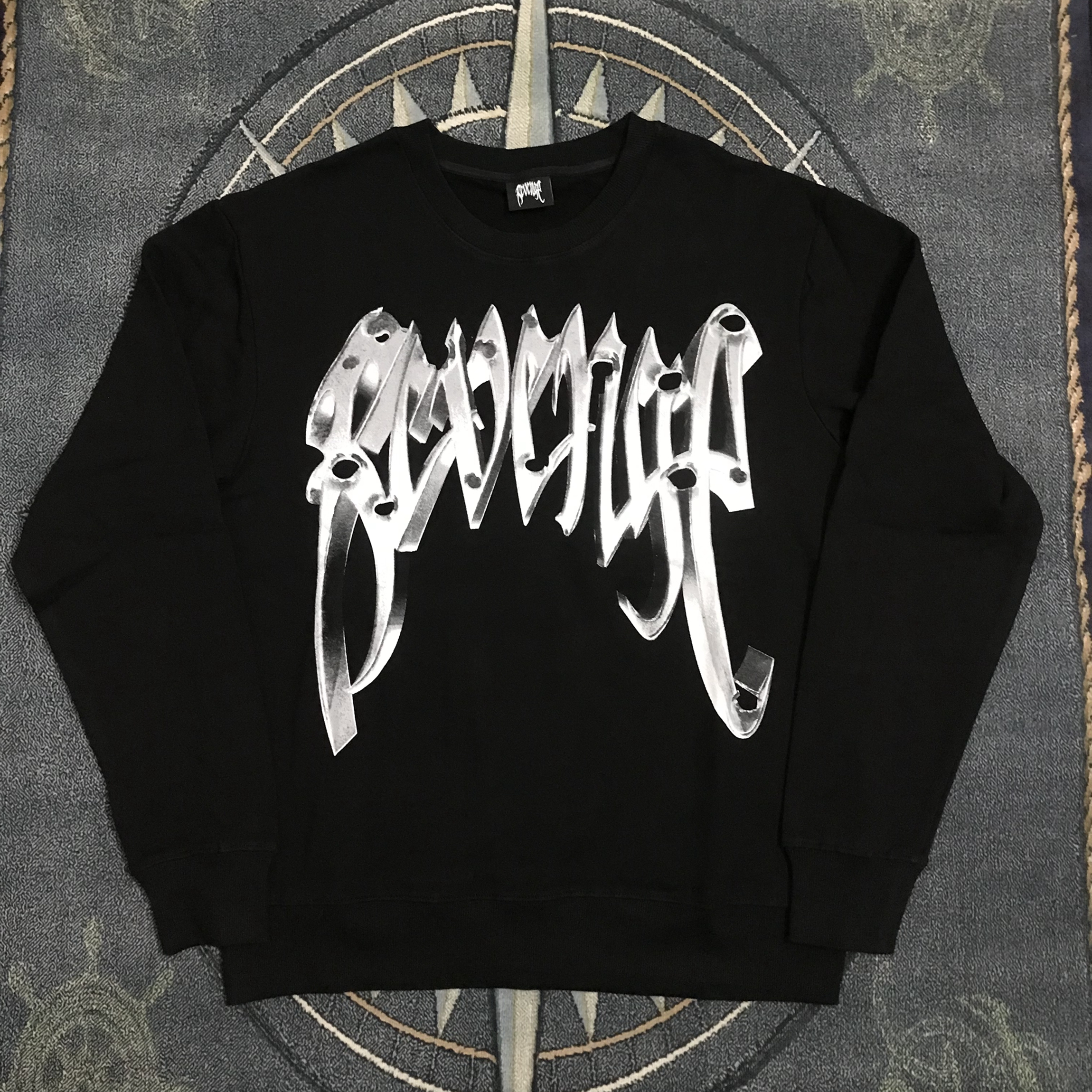 秋冬美式宽松款式嘻哈风格印花3D