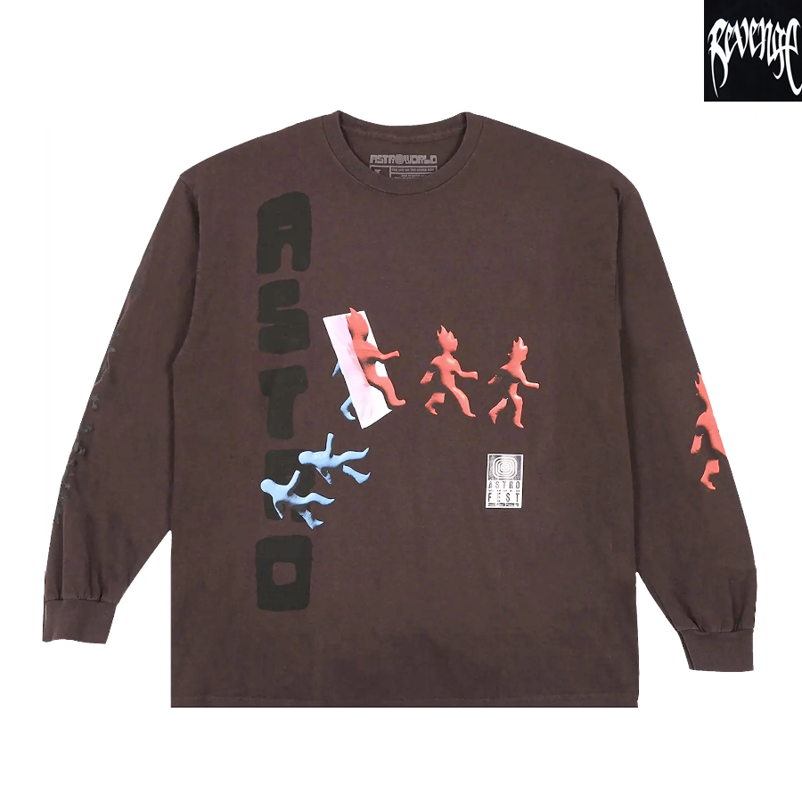 Футболка с длинным рукавом Travis Scott Otherside TS с длинными рукавами TS