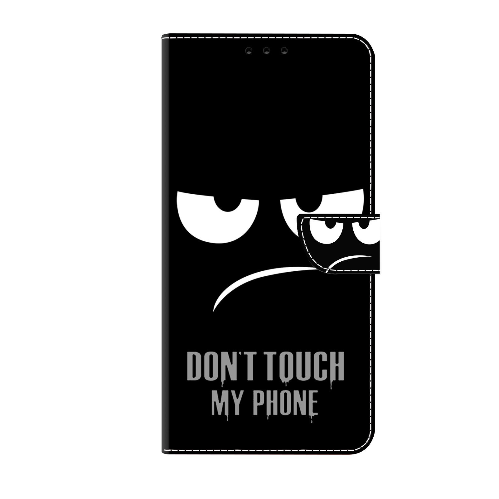 别碰我手机壳适用iphone17/16/15/14/13/12/11promax苹果XR/xsmax/mini翻盖手机壳6s皮套7/8plus
