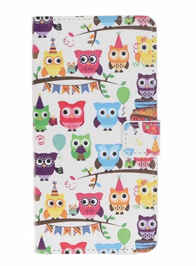 猫头鹰适用苹果16/15/14/13/12/11promax苹果xr翻盖手机壳6s皮套78plus