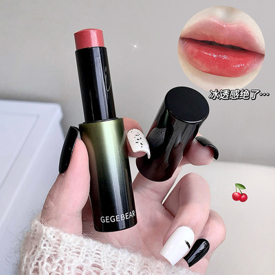 戈戈小熊随心润彩多用棒纯欲清透口红腮红胭脂唇蜜持妆显色多用膏
