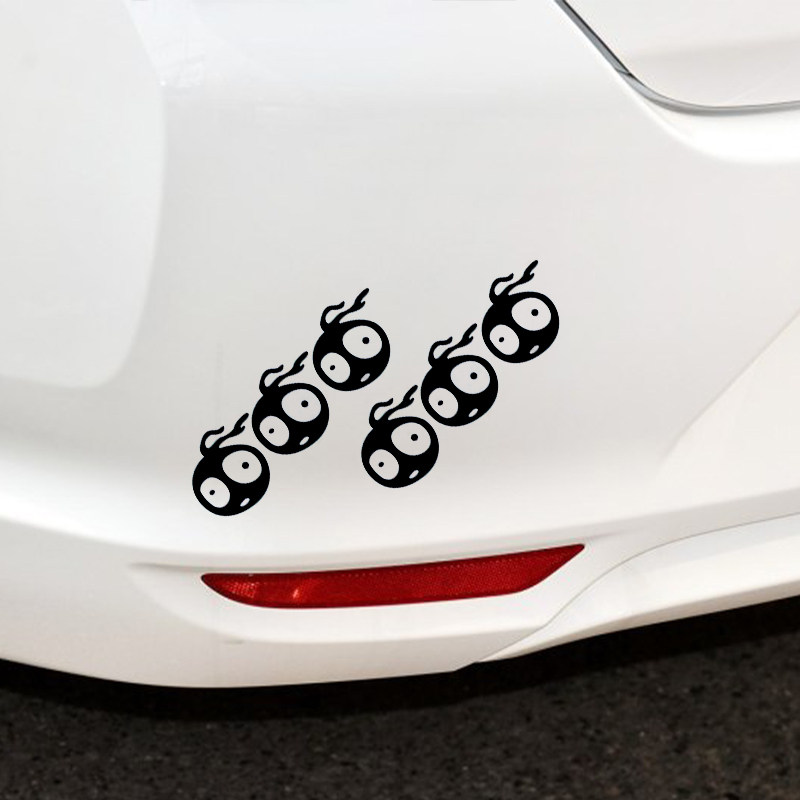 可爱卡通人物头像小人2020新创意汽车划痕防水贴纸个性图案包邮