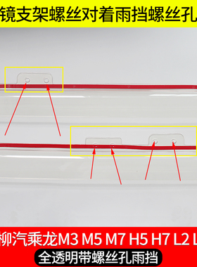 适用于东风霸龙乘龙H7H5 M3M5M7 L2L3T5加宽透明货车窗晴雨挡雨眉