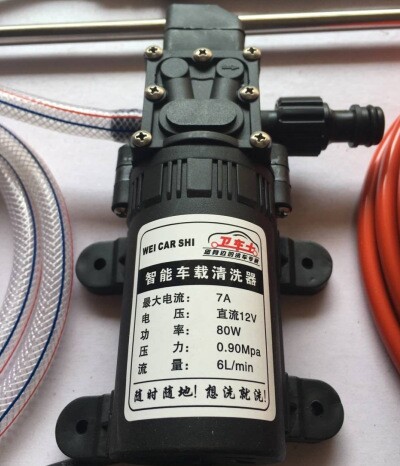 洗车泵高压12V车载套装便携式电动迷你简易空调清洗机汽车用