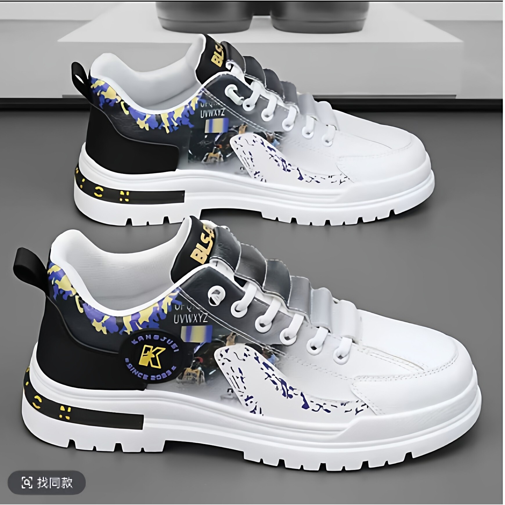 福建晋江品牌男鞋帕拉鞋男款2026新款秋冬季皮面休闲板鞋运动a30