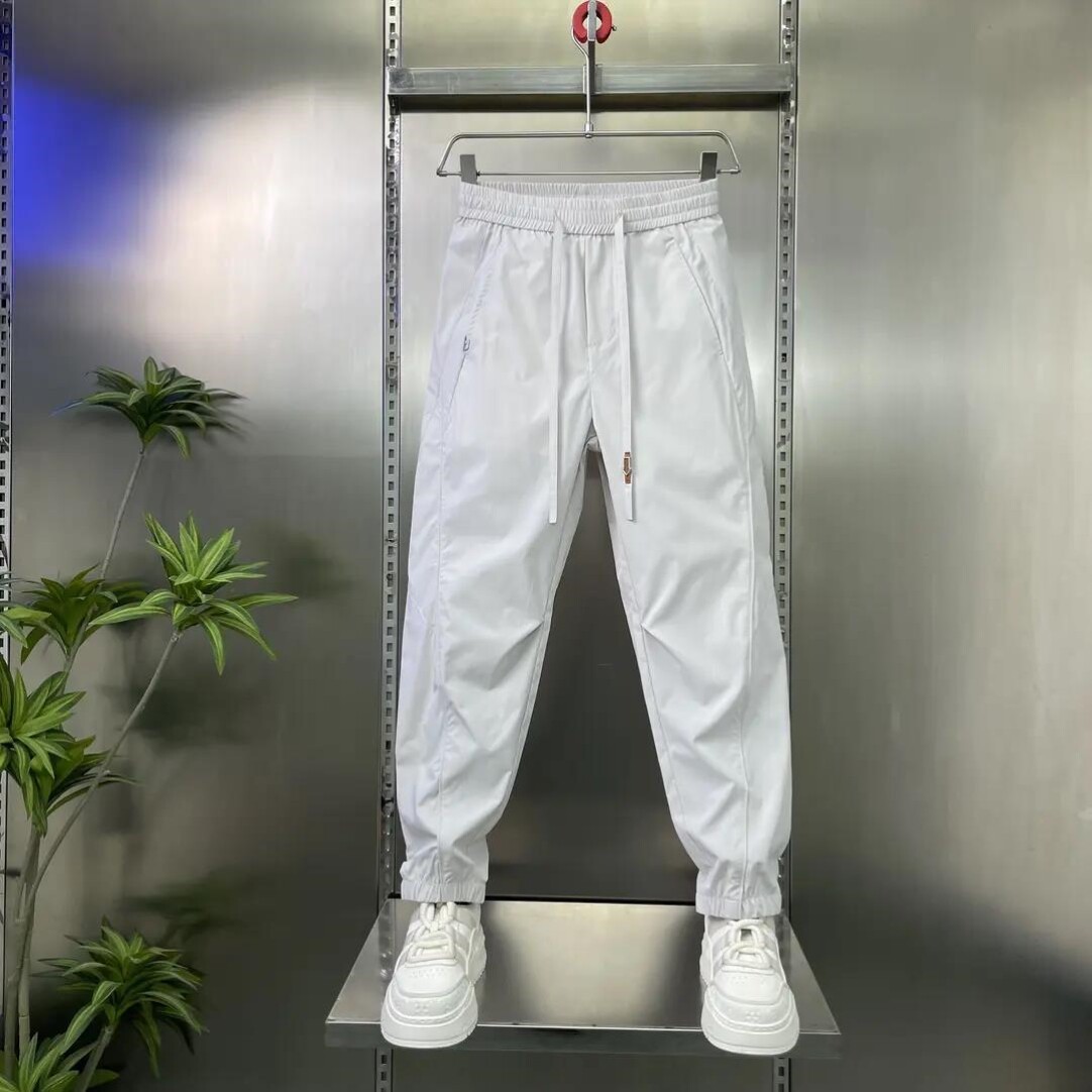 智家男装2026夏季新款薄款裤子男式宽松户外运动休闲冲锋裤束脚a1