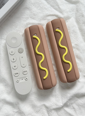 适用谷歌遥控器保护套Streamer4K/Chromecast 可爱Google TV 外壳