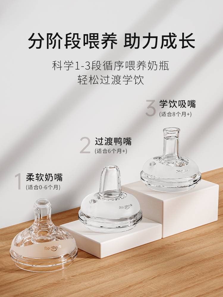配件 方形奶瓶 方形吸管杯 方形水杯 奶嘴吸嘴鸭嘴原装配件