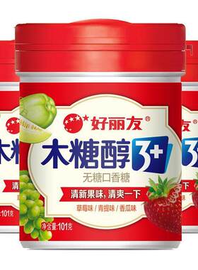 好丽友木糖醇Q立方无糖口香糖