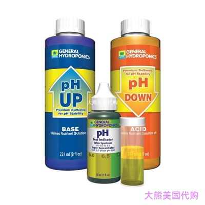 General Hydroponics pH Control Kit, pH Down & pH Up