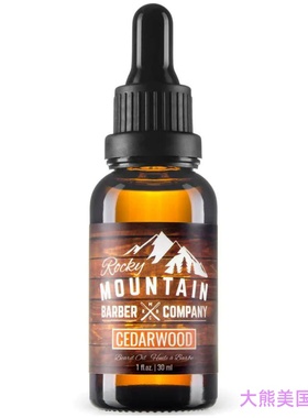 Rocky Mountain Barber Company Cedarwood Beard Oil