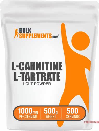 Bulksupplements L-Carnitine L-Tartrate Powder (500 Grams)