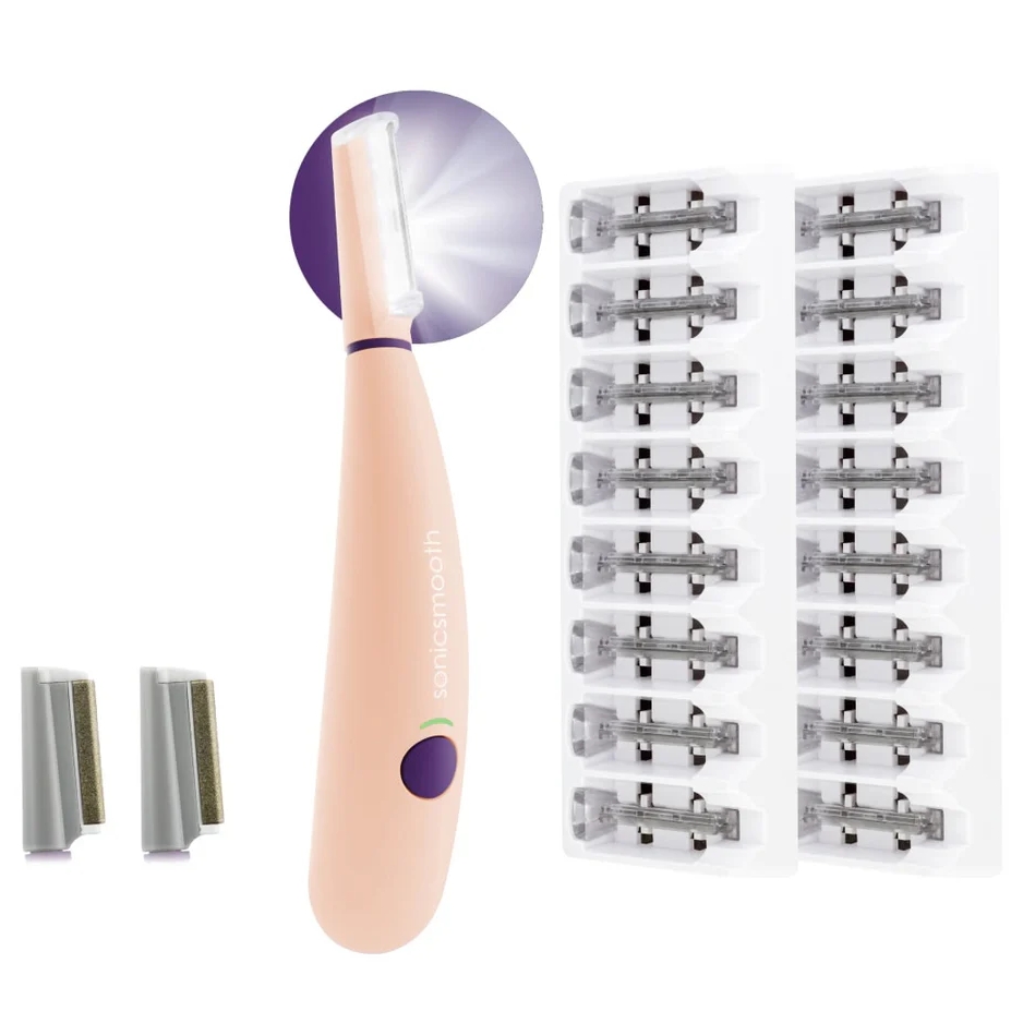 Sonicsmooth Pro+ Facial Exfoliation & Peach Fuzz Hair Remove