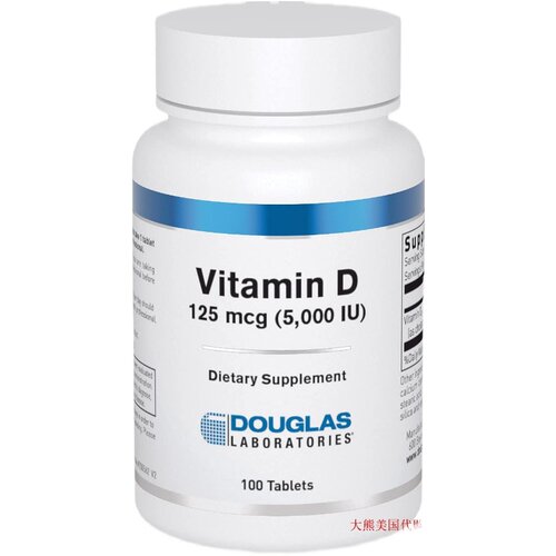 DOUGLAS LABORATORIES Vitamin D (5,000 I.U.), 100 Tablets