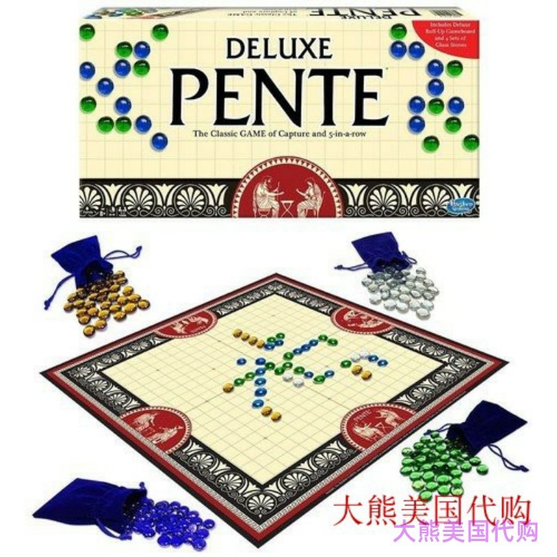 Winning Moves Deluxe Pente Strategy and Capture