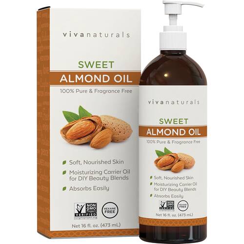 Viva Naturals Sweet Almond Oil 甜杏油 473ml