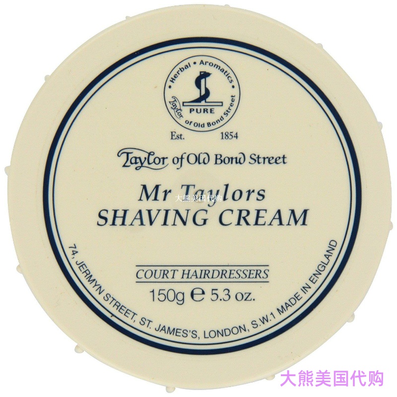 Mr. Taylor's Shaving Cream by Taylor of Old Bond Street